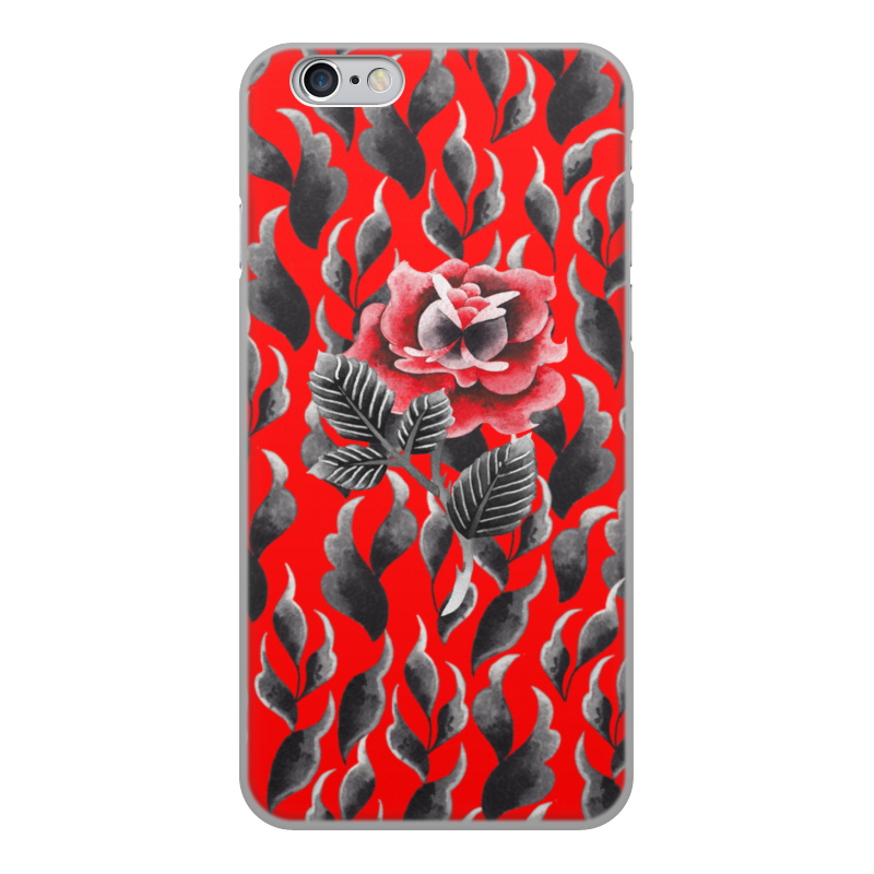Printio Чехол для iPhone 6, объёмная печать Цветок printio чехол для iphone 6 объёмная печать цветок лотоса