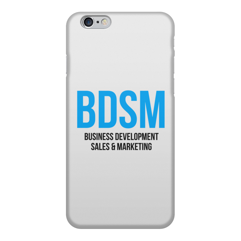 Printio Чехол для iPhone 6, объёмная печать Bdsm - business development, sales & marketing