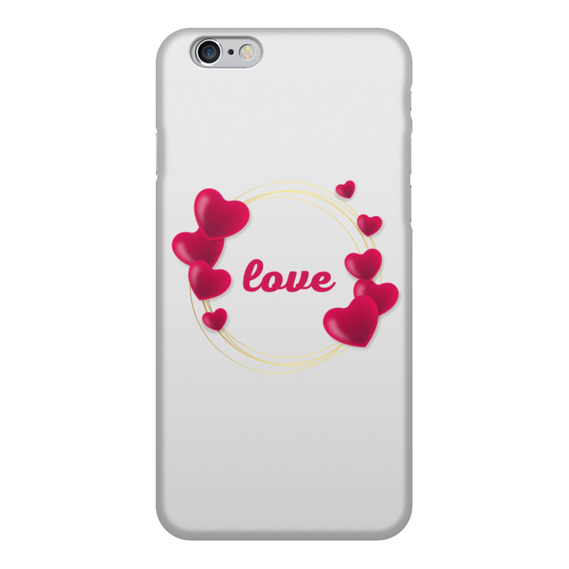цена Printio Чехол для iPhone 6, объёмная печать Любовная надпись.