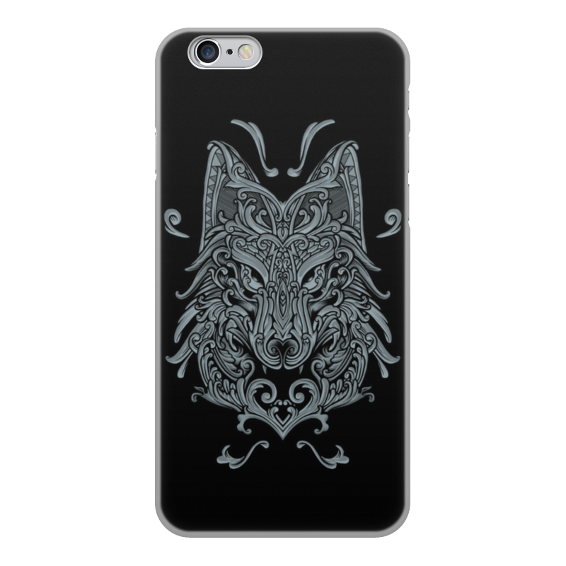 Printio Чехол для iPhone 6, объёмная печать Узорный волк printio чехол для iphone 7 объёмная печать узорный волк