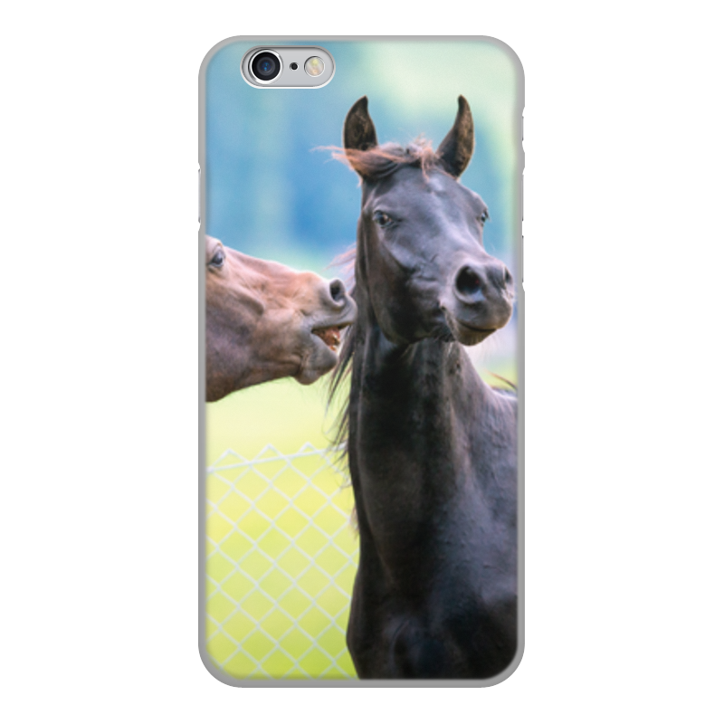 Printio Чехол для iPhone 6, объёмная печать Лошади printio чехол для iphone 6 объёмная печать лошади