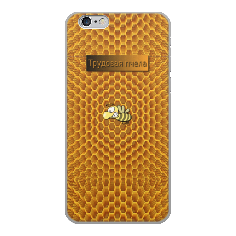 Printio Чехол для iPhone 6, объёмная печать Трудовая пчела детская футболка пчела с медом 116 синий