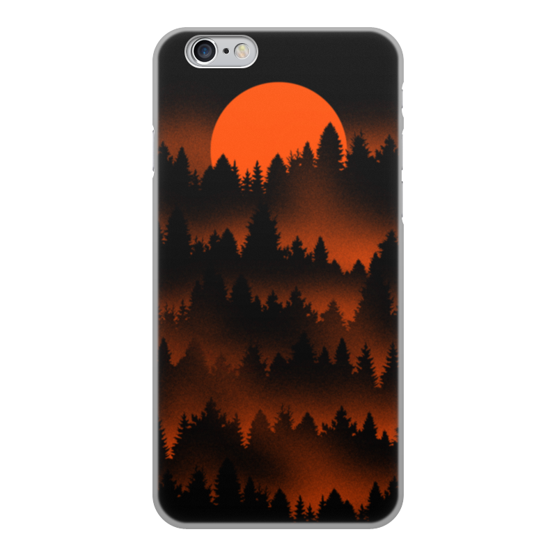 Printio Чехол для iPhone 6, объёмная печать Зоря на лесом printio чехол для samsung galaxy s8 объёмная печать зоря на лесом