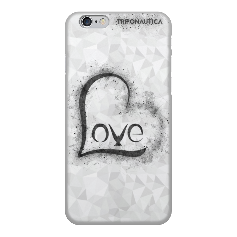 Printio Чехол для iPhone 6, объёмная печать Ilove light grey силиконовый чехол на vivo x21s сердца для виво икс21 с
