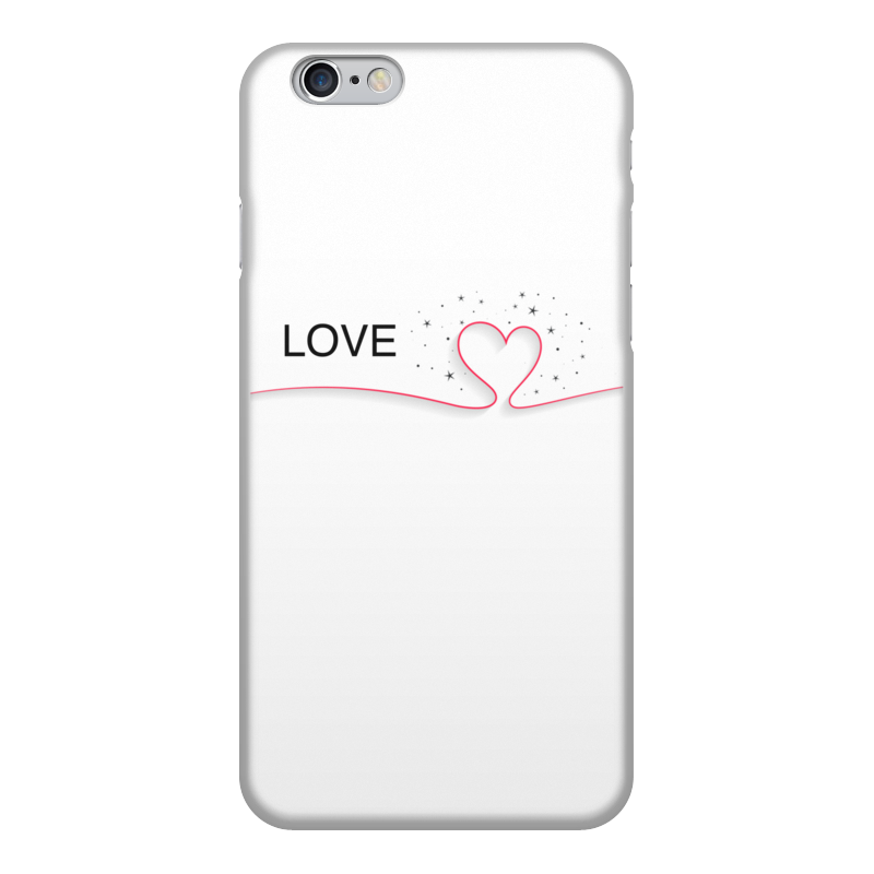 Printio Чехол для iPhone 6, объёмная печать Любовный напиток. силиконовый чехол на vivo x21s сердца для виво икс21 с