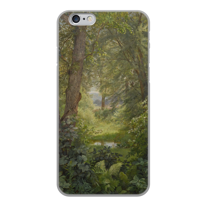 Printio Чехол для iPhone 6, объёмная печать Лесной пейзаж (уильям трост ричардс) printio чехол для samsung galaxy s7 объёмная печать лесной пейзаж уильям трост ричардс