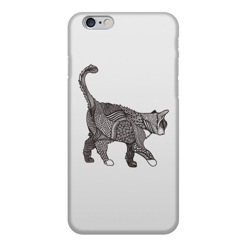 Printio Чехол для iPhone 6, объёмная печать Кошак printio чехол для iphone 6 plus объёмная печать чёрно белый лев