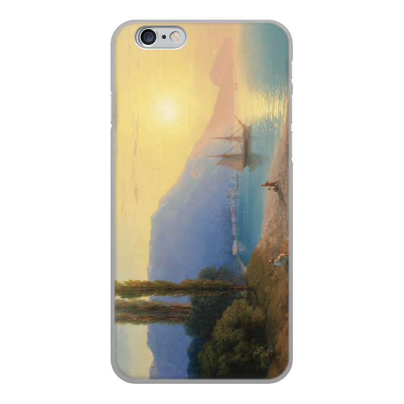 цена Printio Чехол для iPhone 6, объёмная печать Закат в ялте (картина айвазовского)