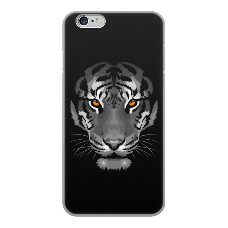 Printio Чехол для iPhone 6, объёмная печать Белый тигр printio чехол для iphone 11 объёмная печать год тигра