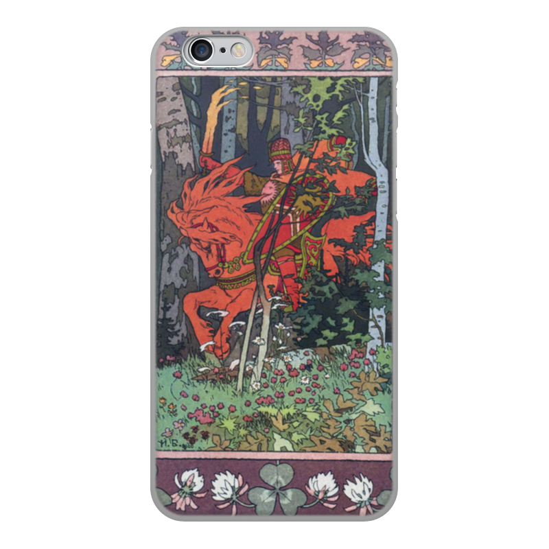 Printio Чехол для iPhone 6, объёмная печать Красный всадник (иван билибин) printio чехол для iphone 6 объёмная печать красный дракон