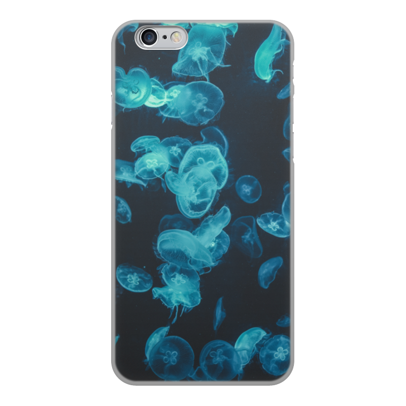 Printio Чехол для iPhone 6, объёмная печать Морские медузы printio чехол для iphone 7 объёмная печать морские прогулки