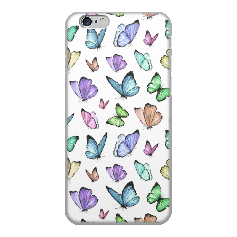 Printio Чехол для iPhone 6, объёмная печать Бабочки printio чехол для iphone 6 объёмная печать бабочки фэнтези
