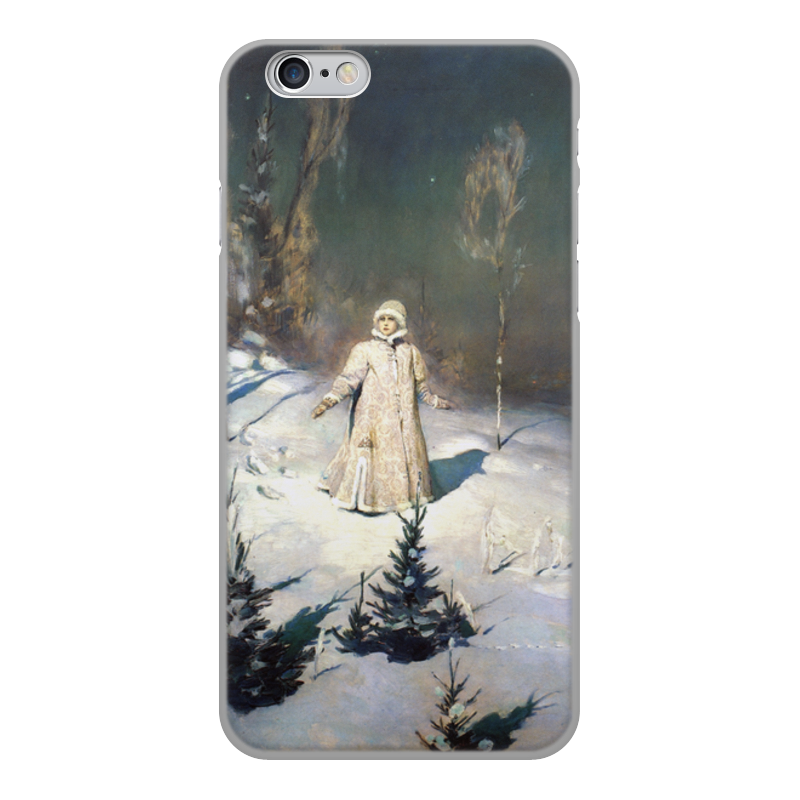 Printio Чехол для iPhone 6, объёмная печать Снегурочка (картина васнецова) printio чехол для iphone 11 объёмная печать снегурочка
