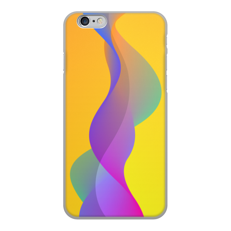 Printio Чехол для iPhone 6, объёмная печать Радужная абстракция printio чехол для iphone 6 объёмная печать цветные волны