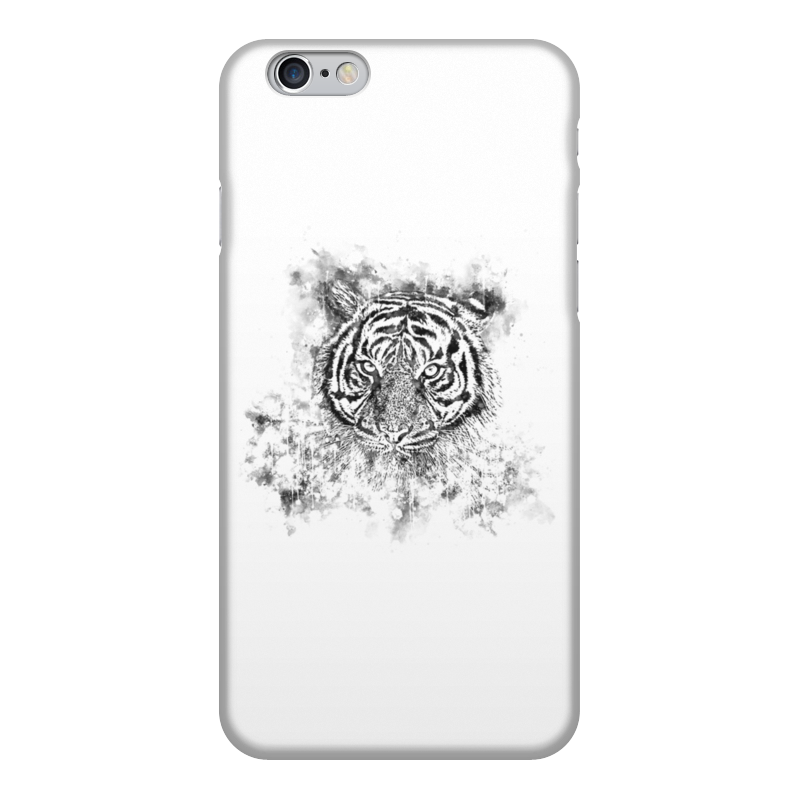 Printio Чехол для iPhone 6, объёмная печать Белый тигр printio чехол для iphone 6 объёмная печать огненный тигр
