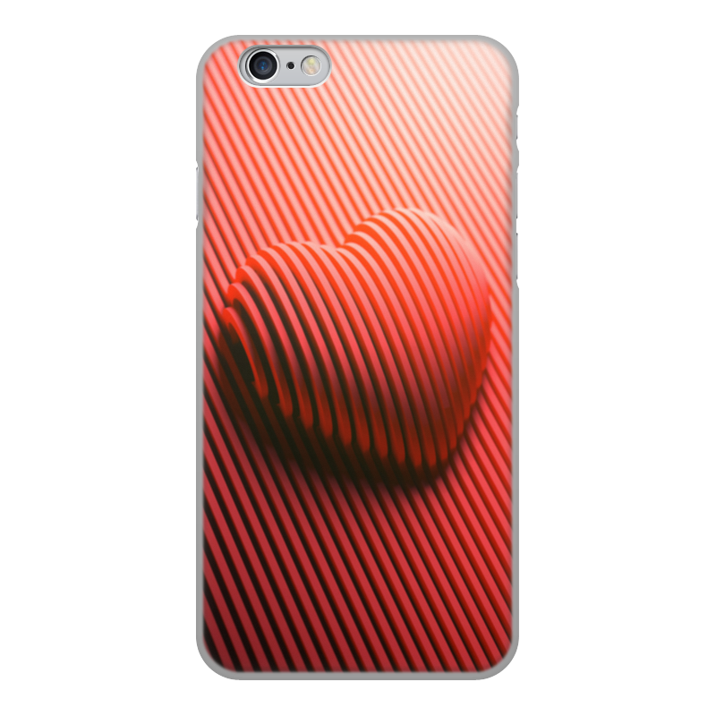 Printio Чехол для iPhone 6, объёмная печать Сердце printio чехол для iphone 6 объёмная печать холодное сердце
