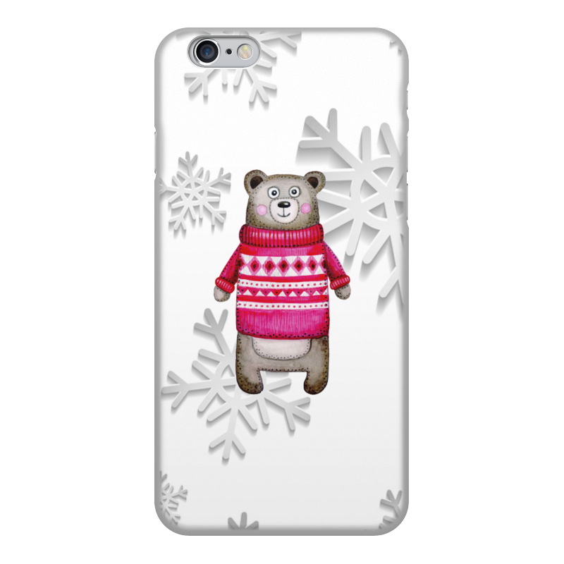 Printio Чехол для iPhone 6, объёмная печать Медведь printio чехол для iphone 6 объёмная печать русский медведь