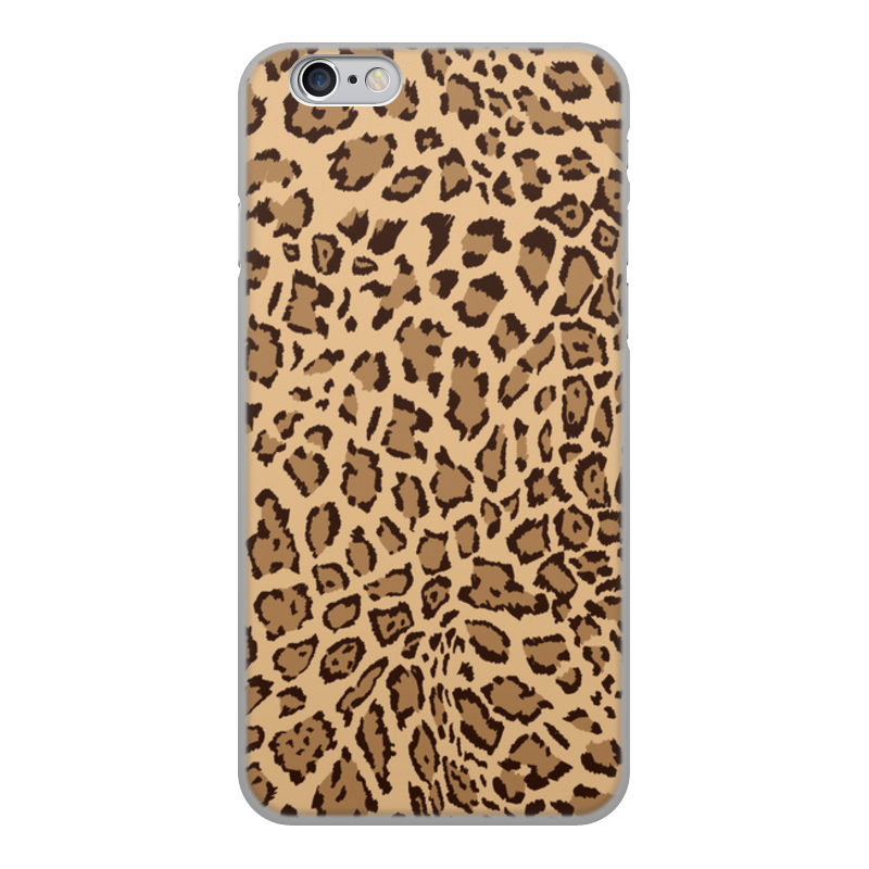 Printio Чехол для iPhone 6, объёмная печать Леопард