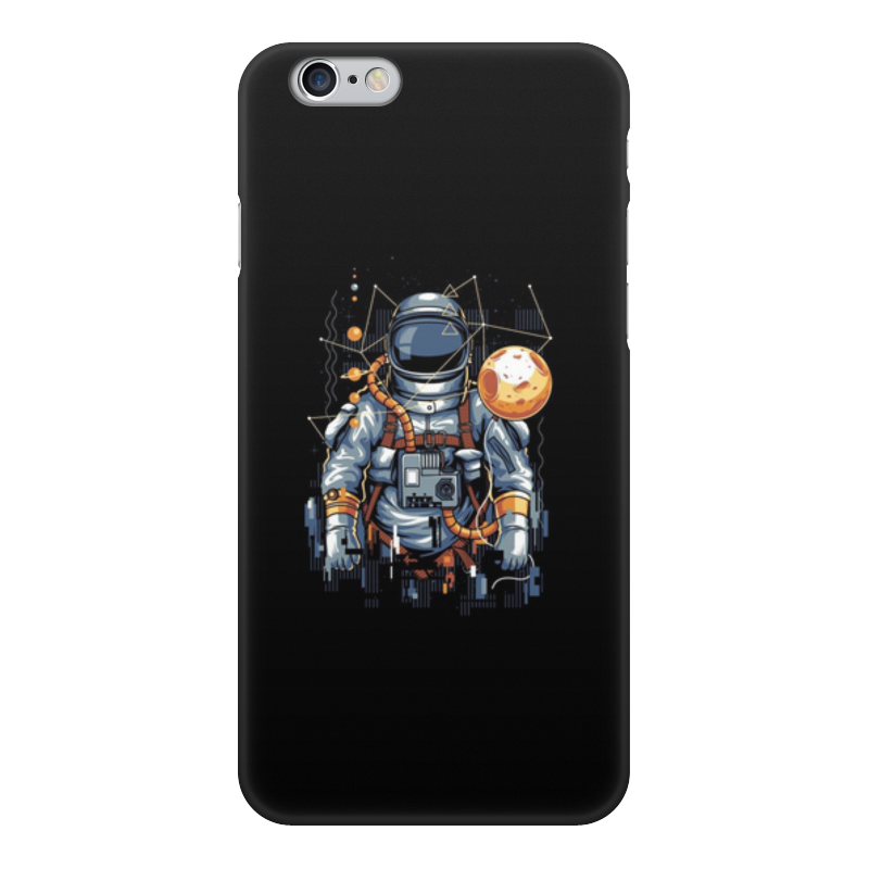 Printio Чехол для iPhone 6, объёмная печать Космонавт printio чехол для iphone 8 объёмная печать космонавт