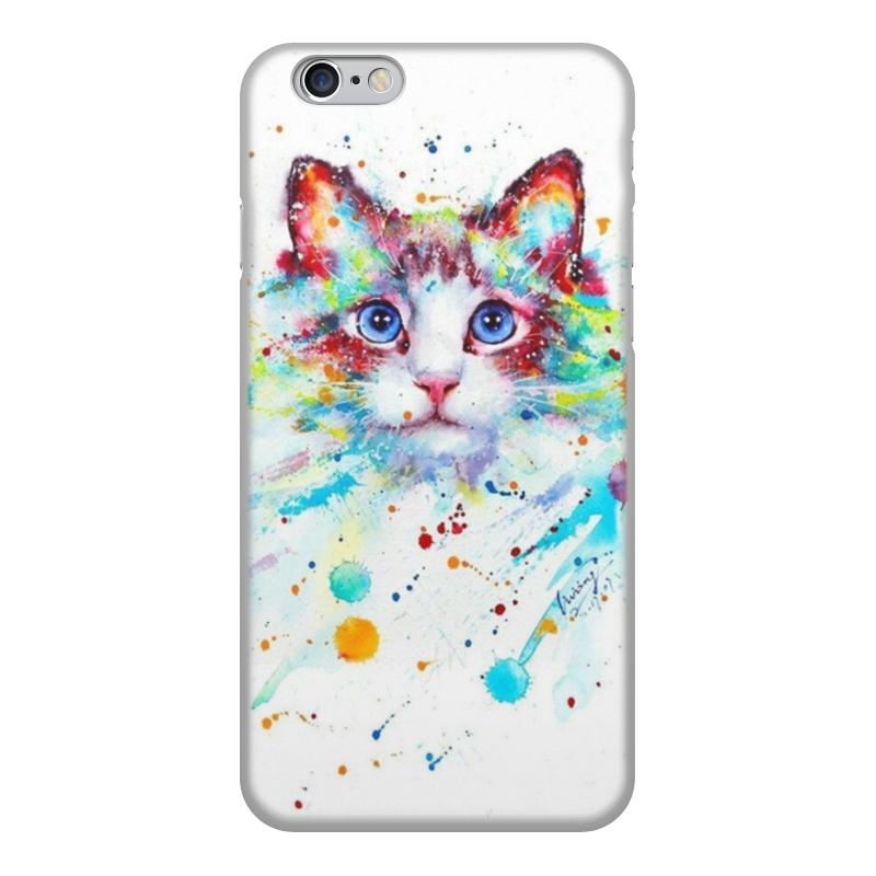 Printio Чехол для iPhone 6, объёмная печать Кошки. магия красоты