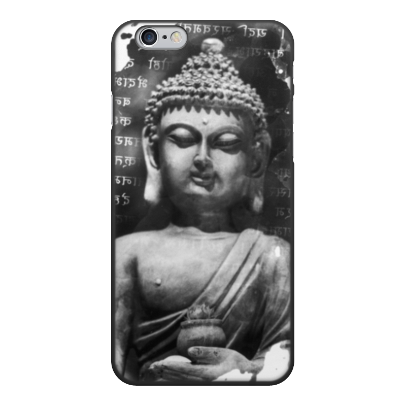 Printio Чехол для iPhone 6, объёмная печать Будда (письмена) printio чехол для iphone 6 plus объёмная печать будда