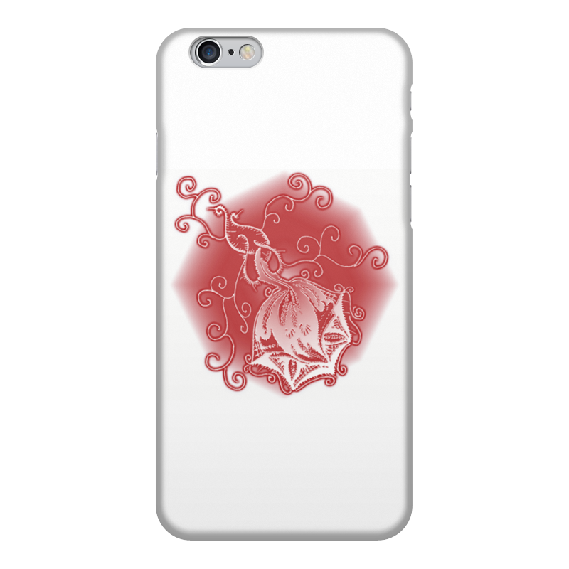 Printio Чехол для iPhone 6, объёмная печать Ажурная роза printio чехол для iphone 6 plus объёмная печать ажурная роза сепия