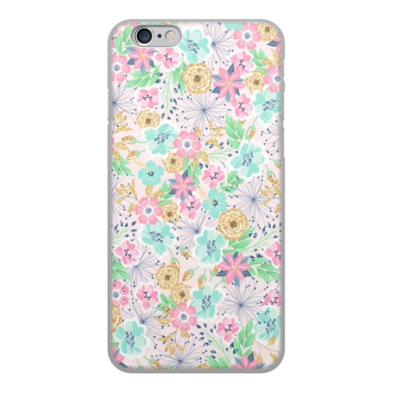 Printio Чехол для iPhone 6, объёмная печать Цветы printio чехол для iphone 6 объёмная печать цветы на белом