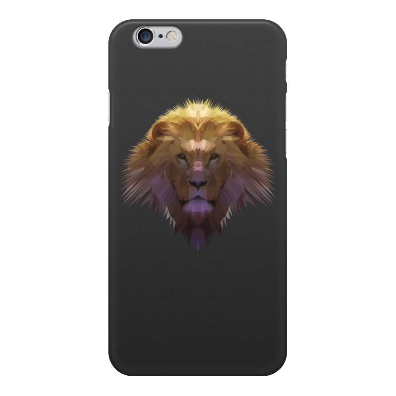 Printio Чехол для iPhone 6, объёмная печать Африканский лев. printio чехол для iphone 6 объёмная печать портрет морды собаки