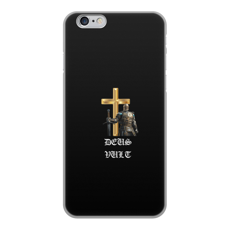 Printio Чехол для iPhone 6, объёмная печать Deus vult. крестоносцы