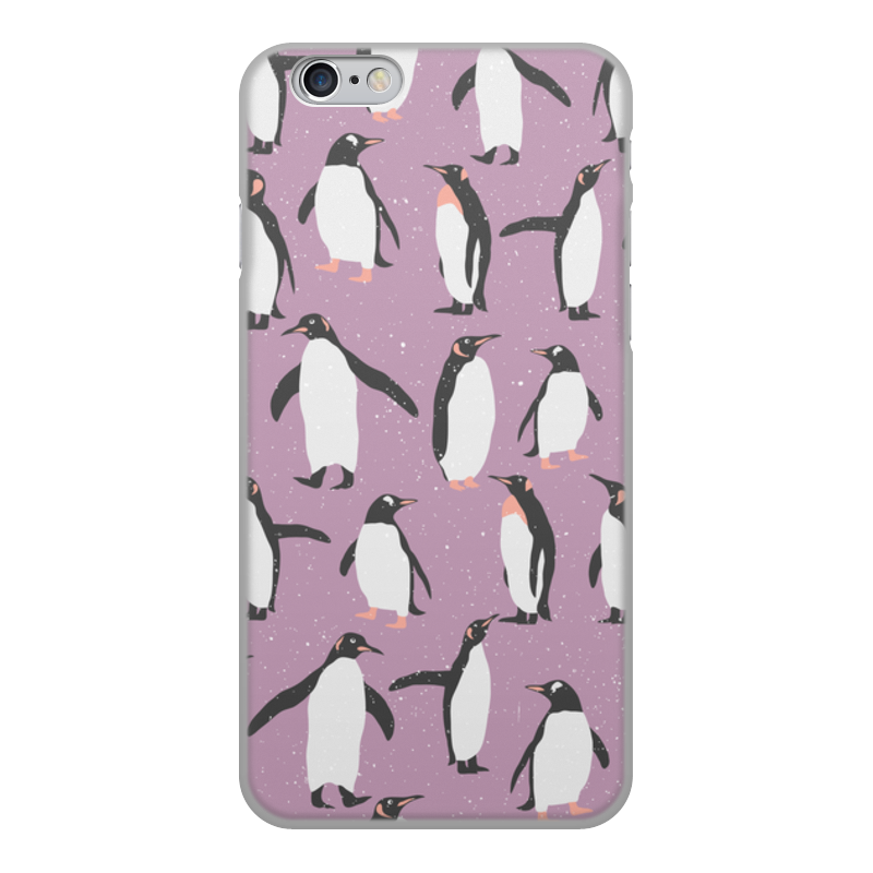 Printio Чехол для iPhone 6, объёмная печать Пингвины