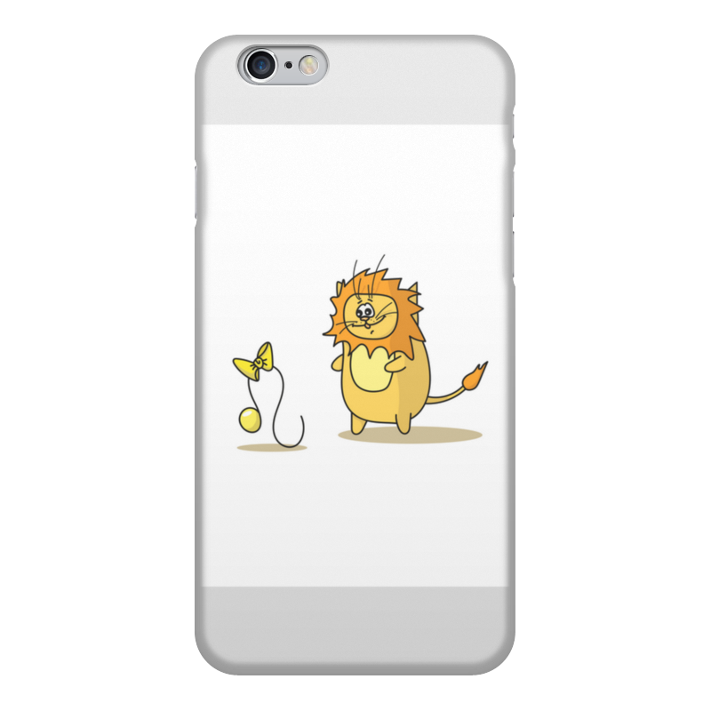 Printio Чехол для iPhone 6, объёмная печать Кот лев. подарок для льва printio чехол для iphone 11 pro max объёмная печать кот лев подарок для льва