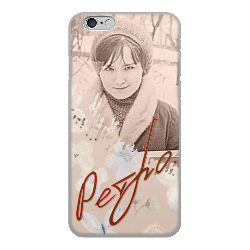 Printio Чехол для iPhone 6, объёмная печать Ретро - девушка.