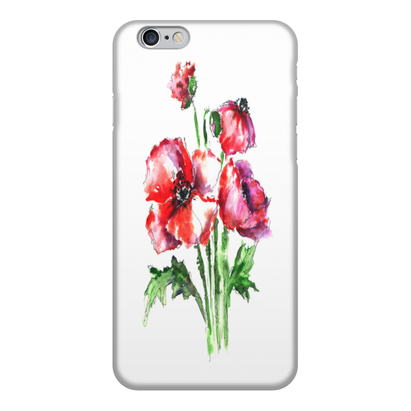 Printio Чехол для iPhone 6, объёмная печать Цветы/весн силиконовый чехол на vivo y65 розовые здания для виво ю65