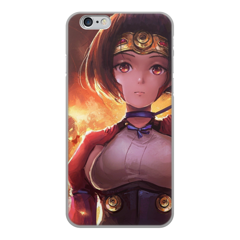 Printio Чехол для iPhone 6, объёмная печать Kabaneri otaku anime azur lane amagi characters playmat soft silicon anime 3d mouse pad anime ergonomic pad wrist rest soft pad