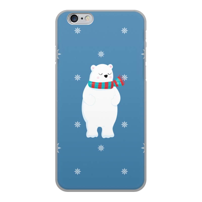 Printio Чехол для iPhone 6, объёмная печать Белый медведь printio чехол для iphone 6 объёмная печать медведь