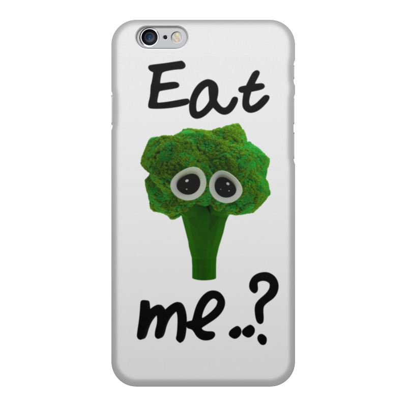 Printio Чехол для iPhone 6, объёмная печать Eat me..?