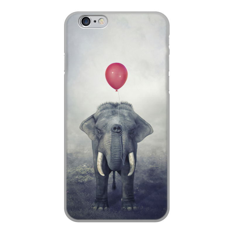 Printio Чехол для iPhone 6, объёмная печать Красный шар и слон printio чехол для iphone 6 объёмная печать красный бык