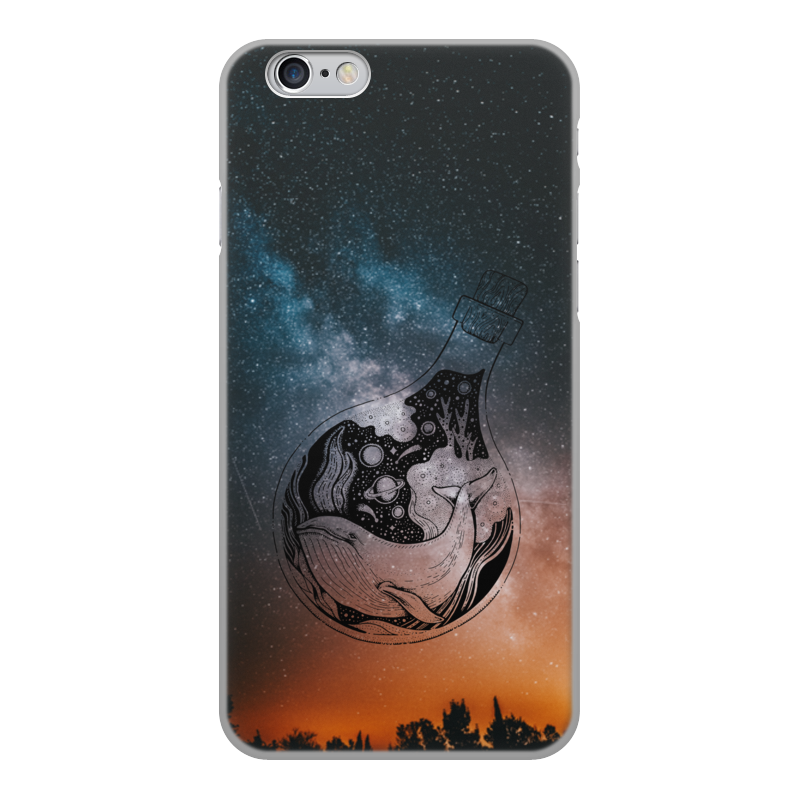 Printio Чехол для iPhone 6, объёмная печать Космический кит printio чехол для iphone 5 5s объёмная печать космический кит