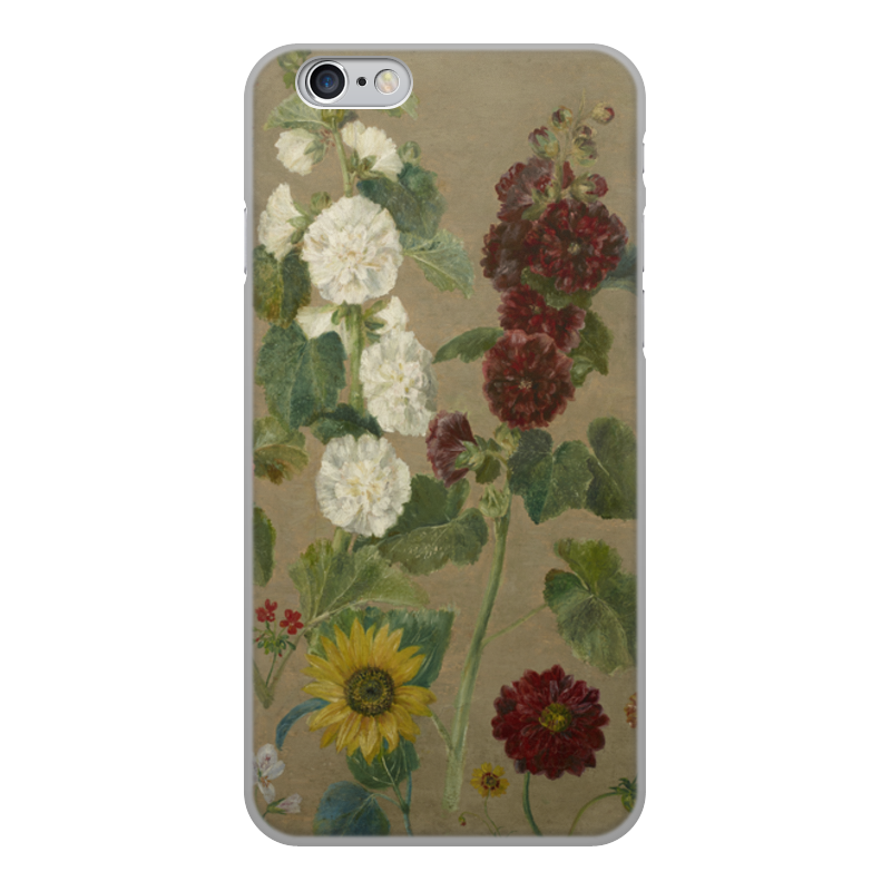 Printio Чехол для iPhone 6, объёмная печать Цветы (картина эжена делакруа) printio чехол для samsung galaxy s8 объёмная печать цветы картина эжена делакруа