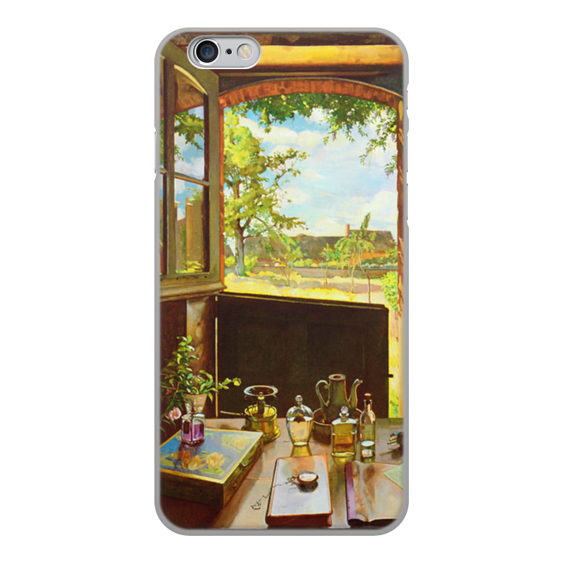 Printio Чехол для iPhone 6, объёмная печать Открытая дверь в сад (картина сомова)