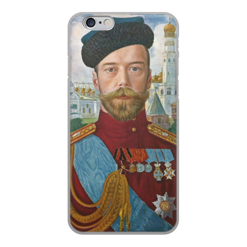 цена Printio Чехол для iPhone 6, объёмная печать Царь николай ii (борис кустодиев)