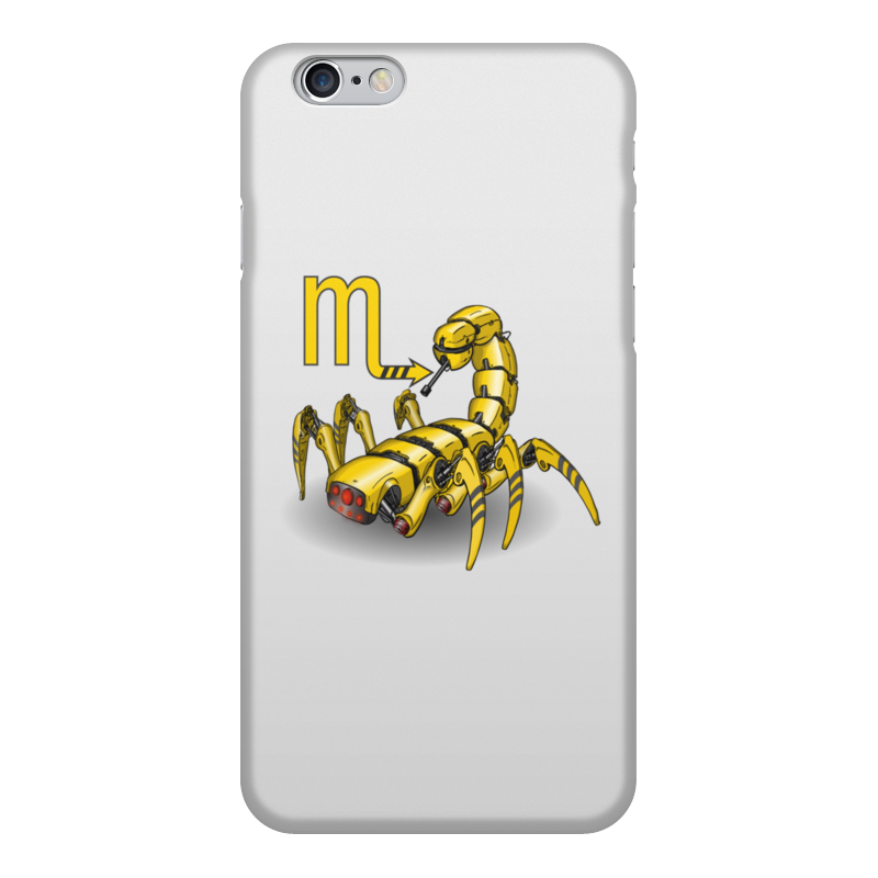Printio Чехол для iPhone 6, объёмная печать Знаки зодиака - скорпион