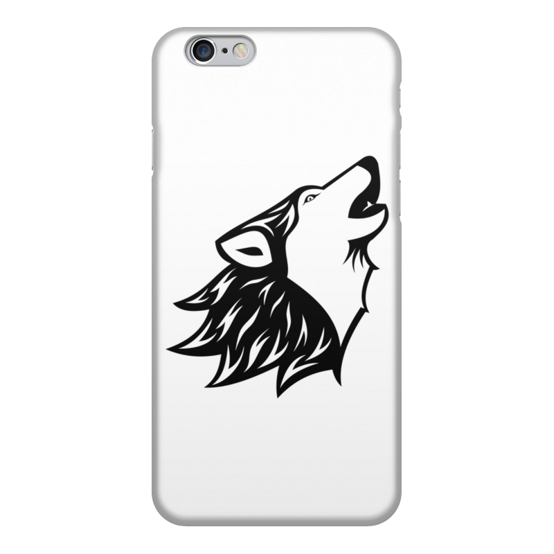 Printio Чехол для iPhone 6, объёмная печать воющий волк