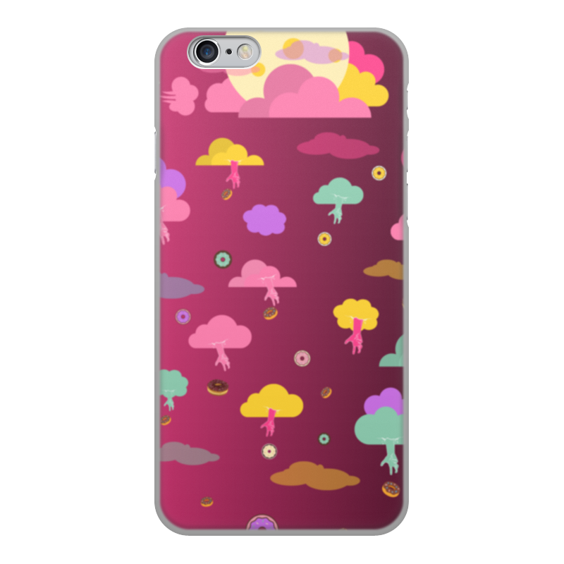 Printio Чехол для iPhone 6, объёмная печать Full donut moon by black-lemon-design