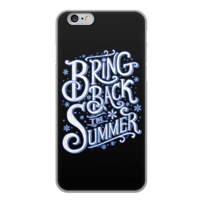 Printio Чехол для iPhone 6, объёмная печать Верните лето printio чехол для iphone 6 объёмная печать лето лето