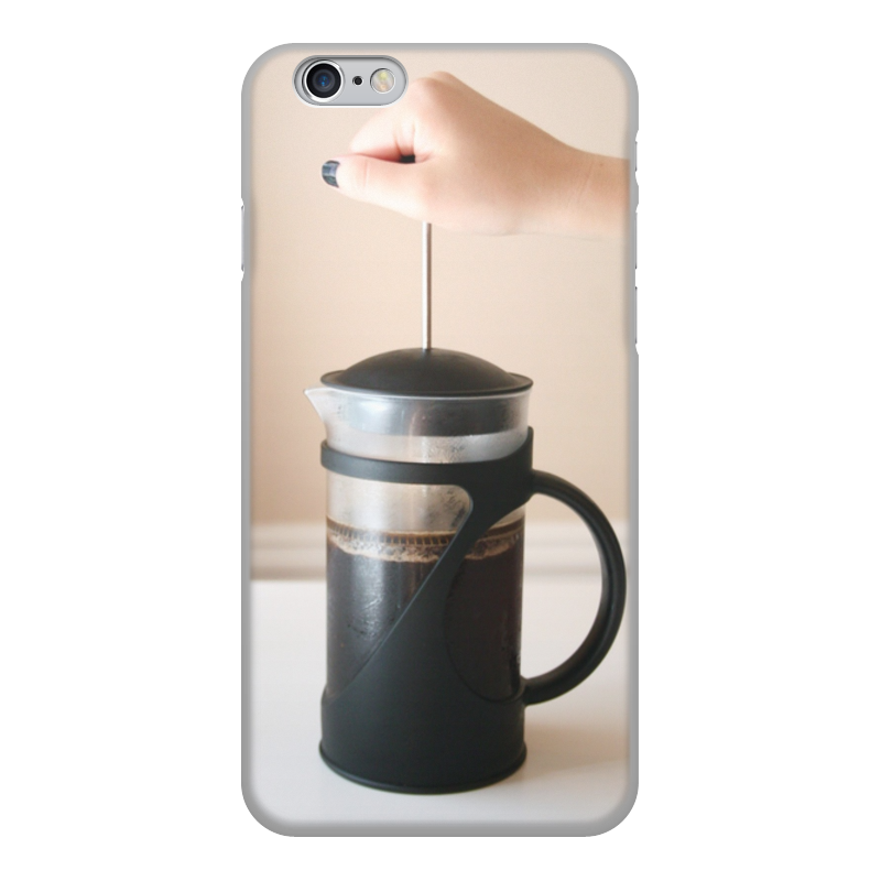 Printio Чехол для iPhone 6, объёмная печать Холодный кофе