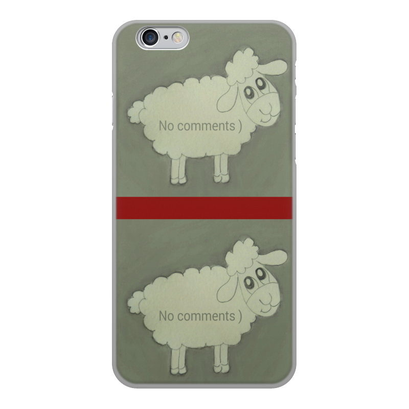 Printio Чехол для iPhone 6, объёмная печать Чехол овечка