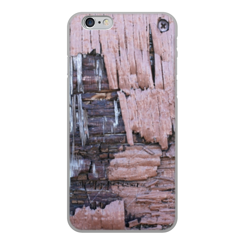 Printio Чехол для iPhone 6, объёмная печать Деревянный