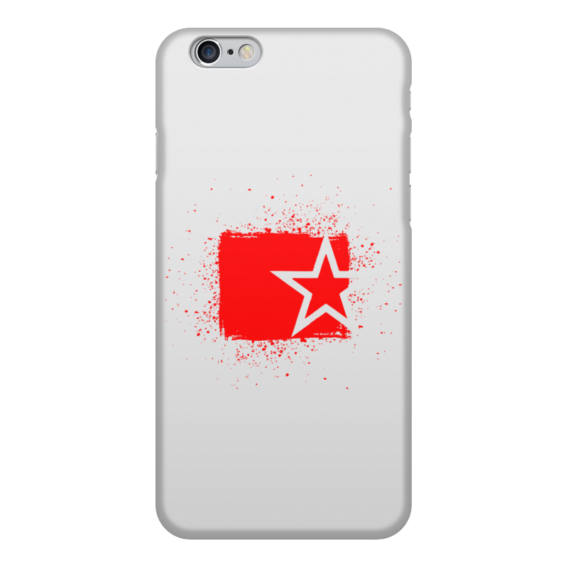 Printio Чехол для iPhone 6, объёмная печать Звезда ко дню победы
