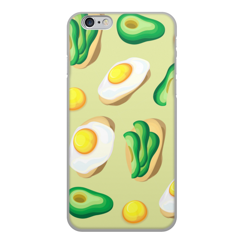 Printio Чехол для iPhone 6, объёмная печать Завтрак чемпиона))) силиконовый чехол на realme x3 завтрак для реалми икс 3